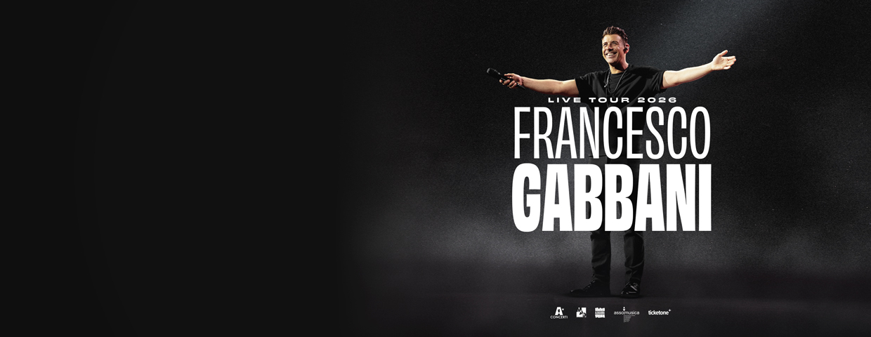 Francesco Gabbani a Catania 2026: concerto a Villa Bellini il 27 giugno