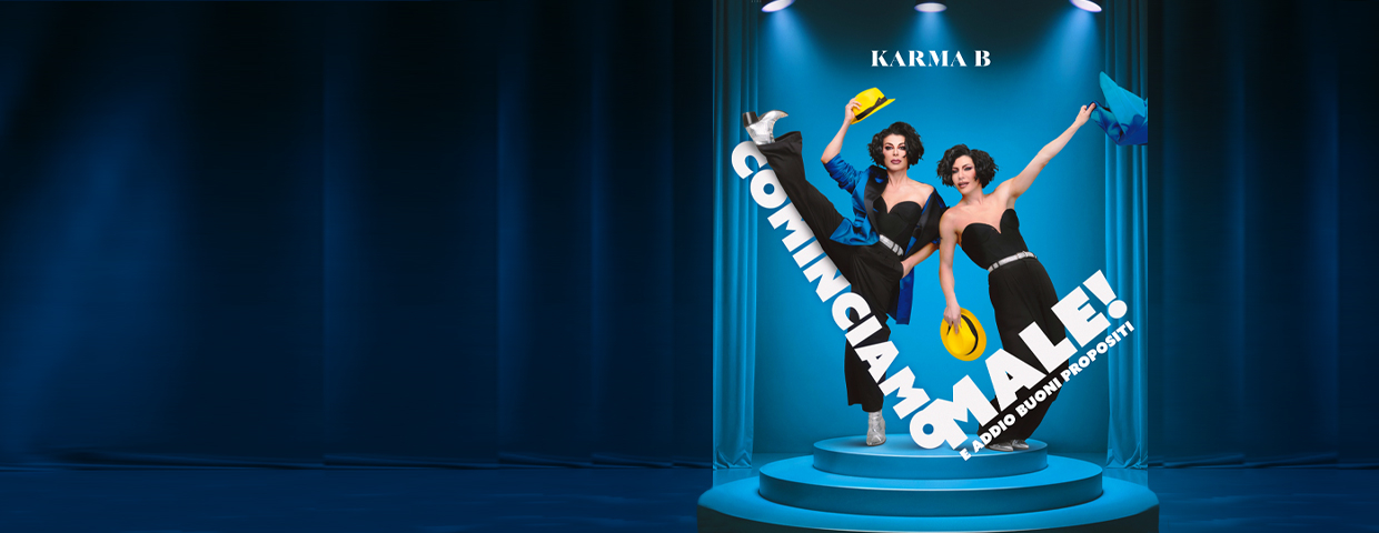 Karma B a Catania 2026: "Cominciamo Male" al Teatro Ambasciatori