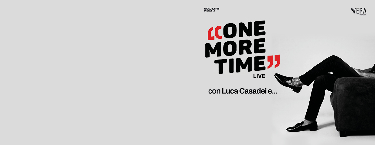 Luca Casadei One More Time Live a Palermo 2026: Info e Biglietti