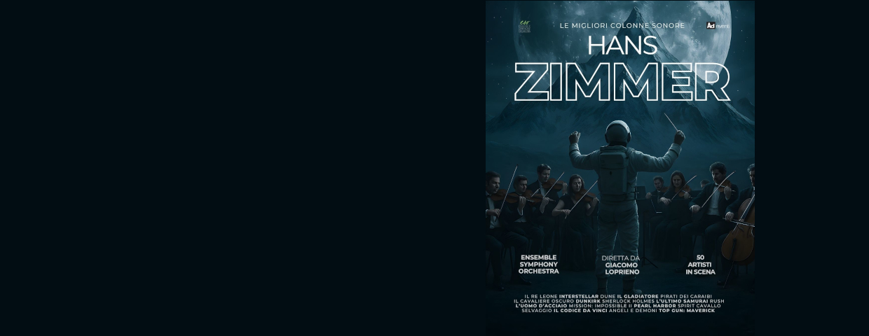 Hans Zimmer a Catania: Pop il 6 Nov 2026 con Ensemble Symphony